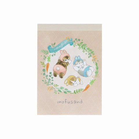 Mofusand Mini Memo Pad Bunny