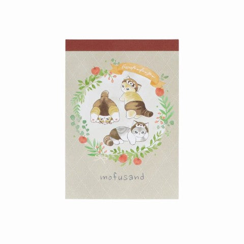 Mofusand Mini Memo Pad Red Panda