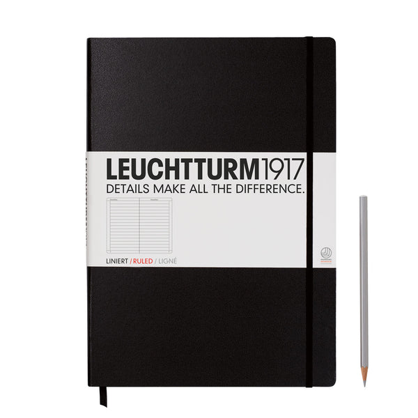Leuchtturm1917 Classic Master A4+ Hardcover Notebook Black