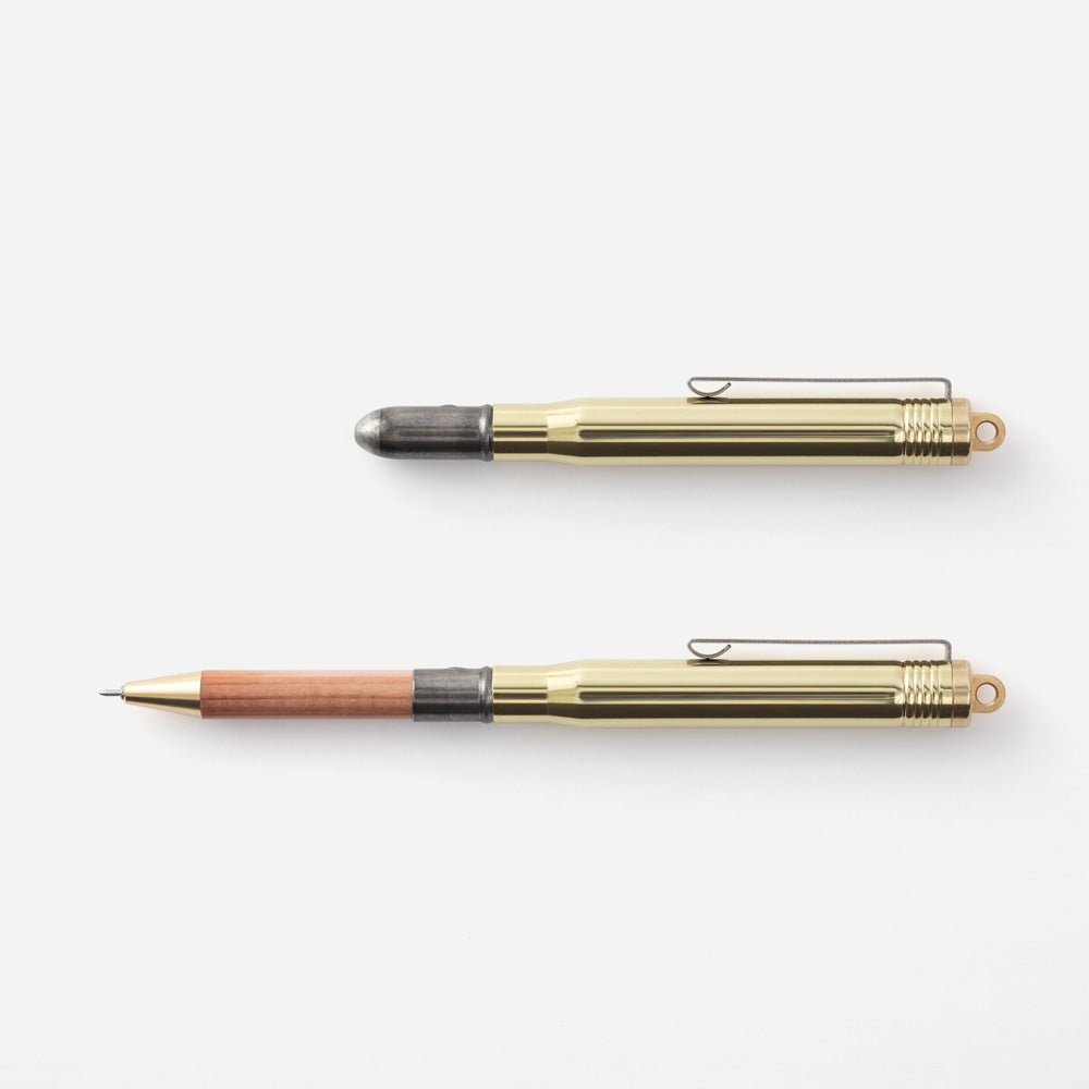 TRAVELER'S COMPANY Brass Ballpoint Pen – Compact Solid Brass