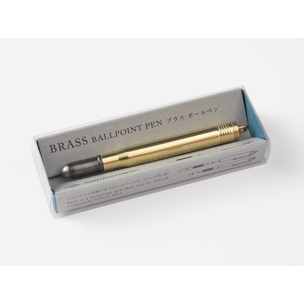TRAVELER'S COMPANY BRASS Ballpoint Pen Solid Brass
