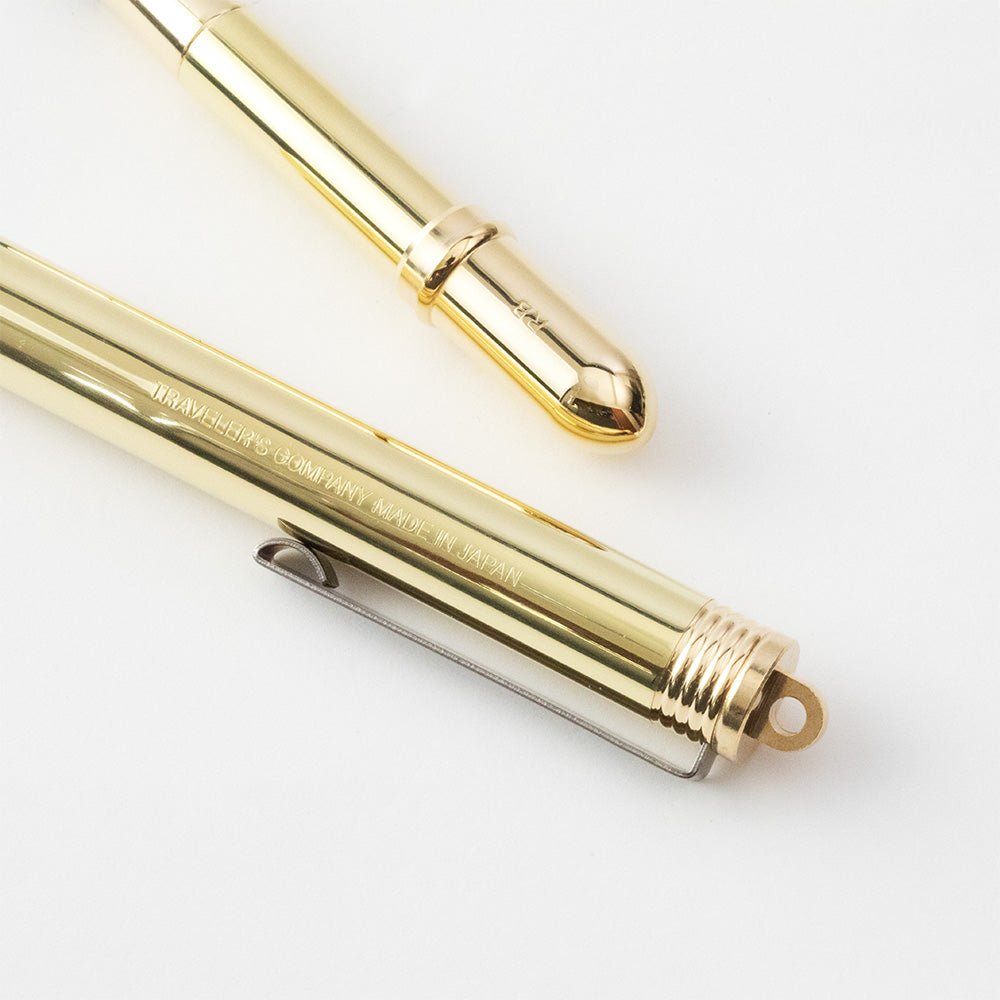 TRAVELER'S COMPANY BRASS Rollerball Pen Solid Brass