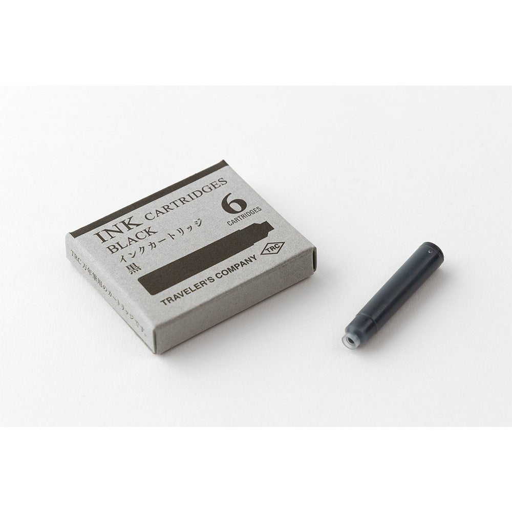 TRAVELER'S COMPANY Cartridge for BRASS Fountain Pen Black