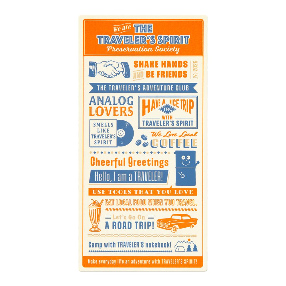 TRAVELER'S notebook Regular Size 2026 Limited Edition Pencil Board (Shitajiki)