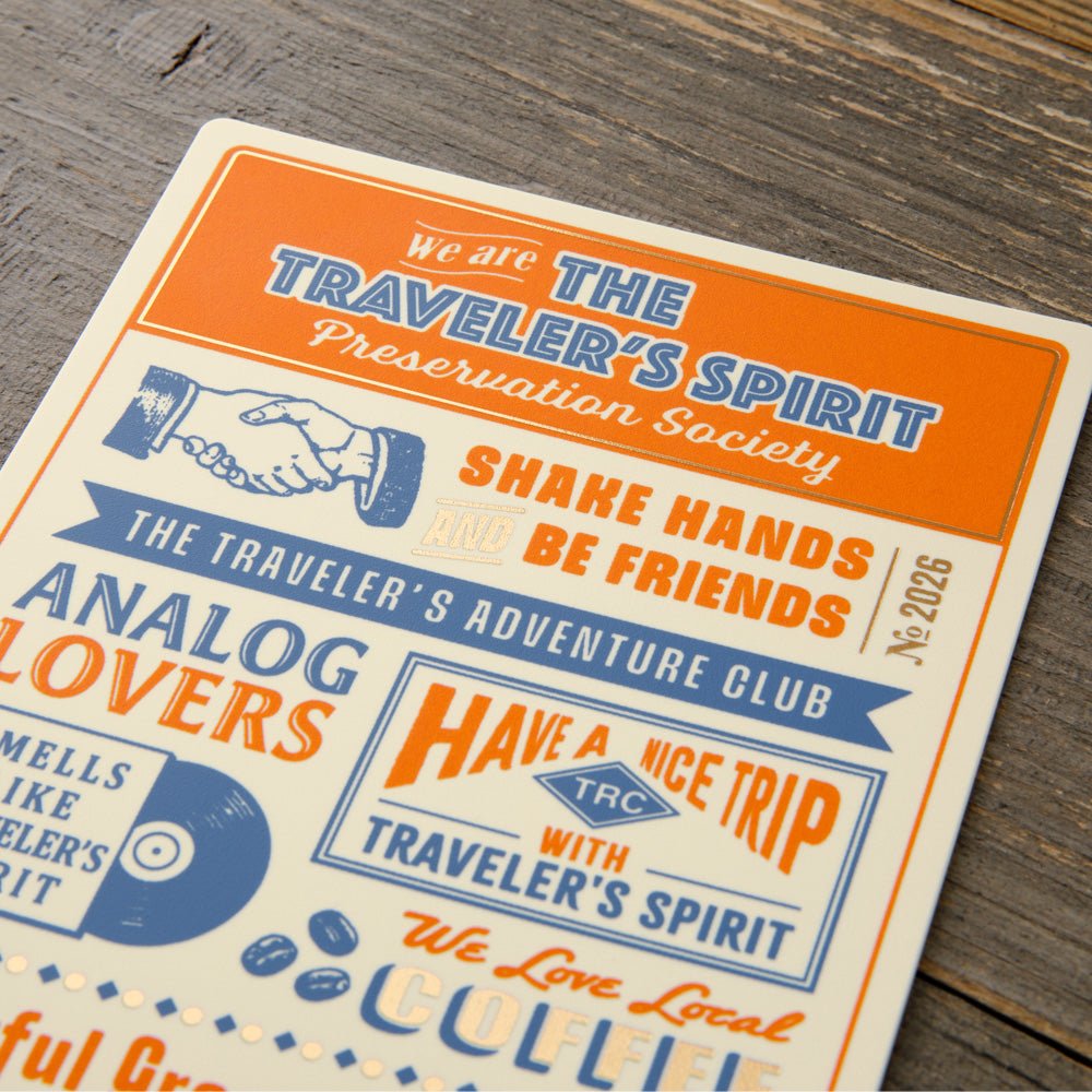 TRAVELER'S notebook Regular Size 2026 Limited Edition Pencil Board (Shitajiki)