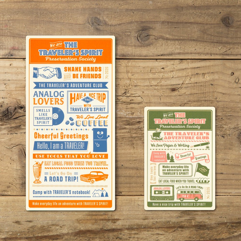 TRAVELER'S notebook Passport Size 2026 Limited Edition Pencil Board (Shitajiki)