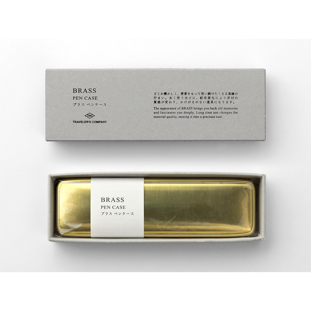TRAVELER’S COMPANY BRASS Pencase — Minimal, Japanese-Made