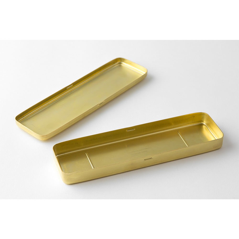 TRAVELER’S COMPANY BRASS Pencase — Minimal, Japanese-Made