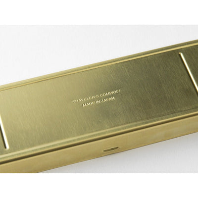 TRAVELER’S COMPANY BRASS Pencase — Minimal, Japanese-Made