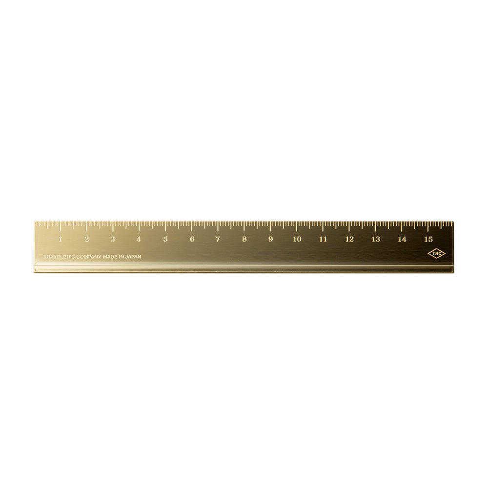 TRAVELER'S COMPANY BRASS Ruler - 16 cm