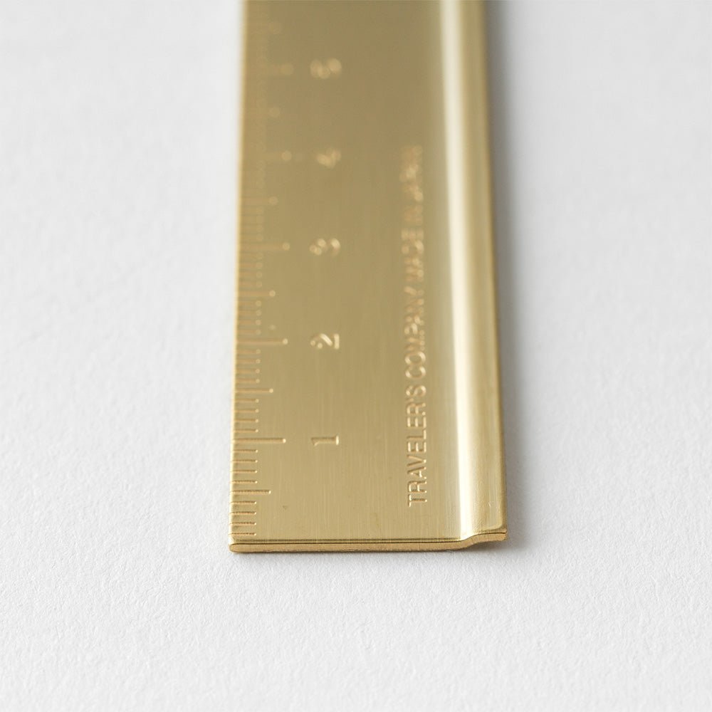 TRAVELER'S COMPANY BRASS Ruler - 16 cm