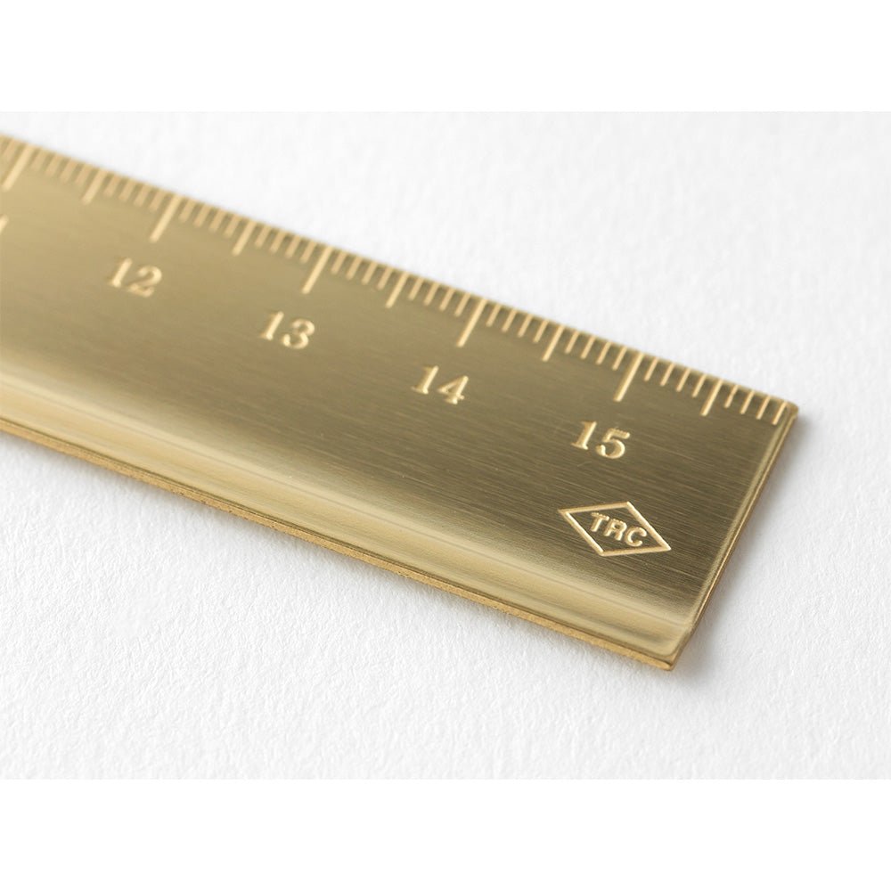 TRAVELER'S COMPANY BRASS Ruler - 16 cm
