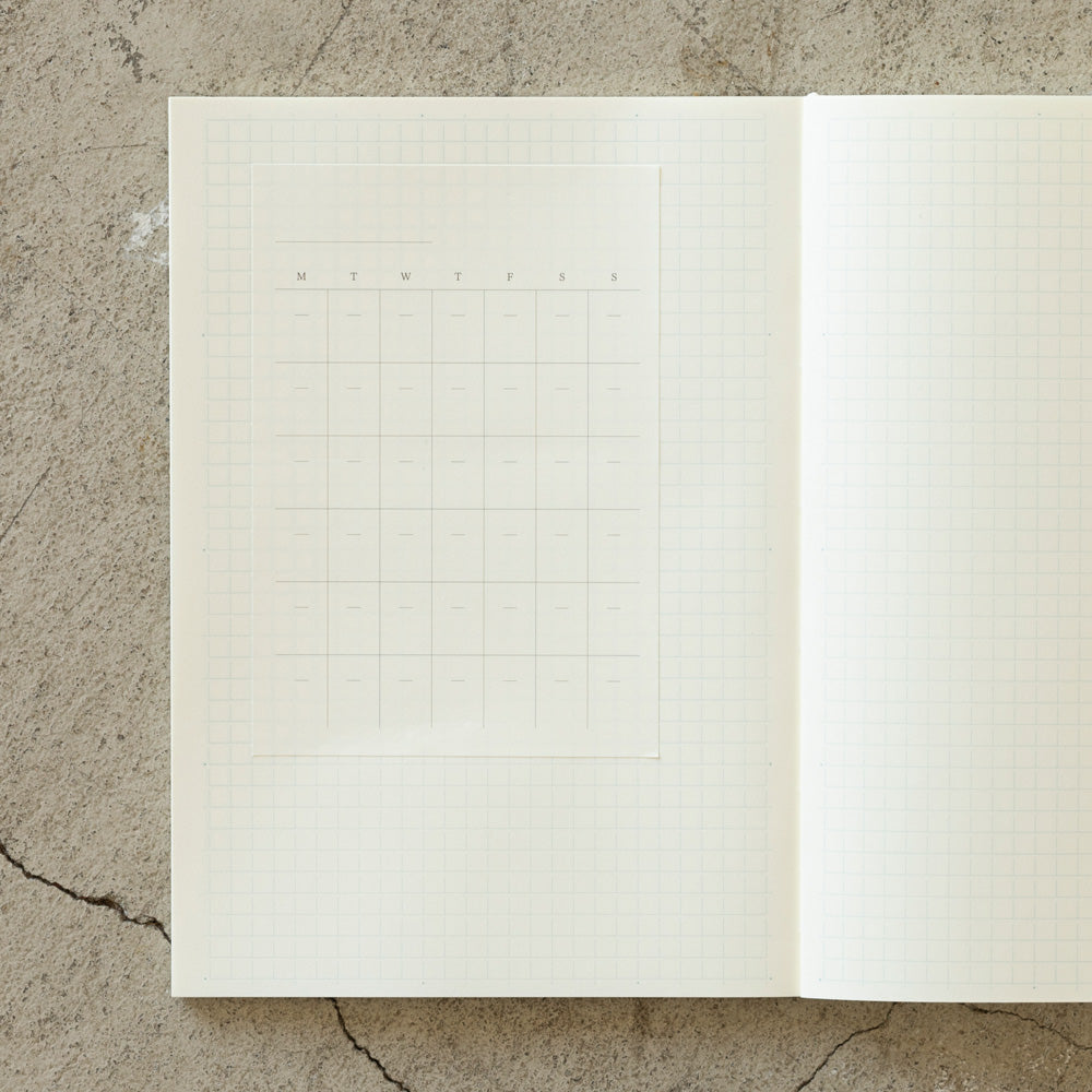 MD Monthly Undated Diary Sticker Sheets Small