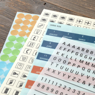 TRAVELER'S notebook 6 Sheet Sticker Set for 2026 Diary