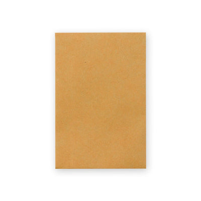 TRAVELER'S COMPANY KRAFT ENVELOPE S Orange Vertical with Button and String Closure