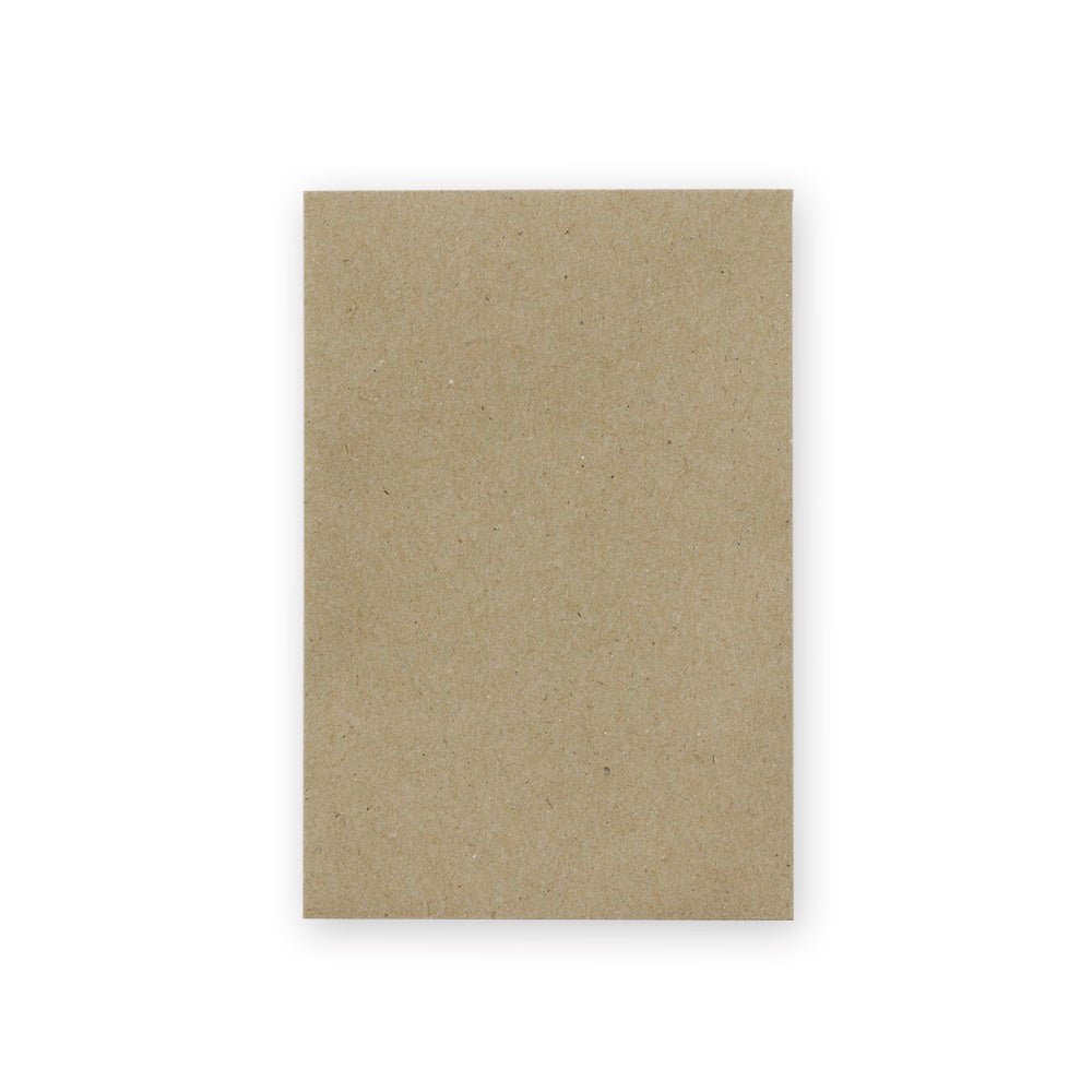 TRAVELER'S COMPANY KRAFT ENVELOPE S Brown Vertical with Button and String Closure