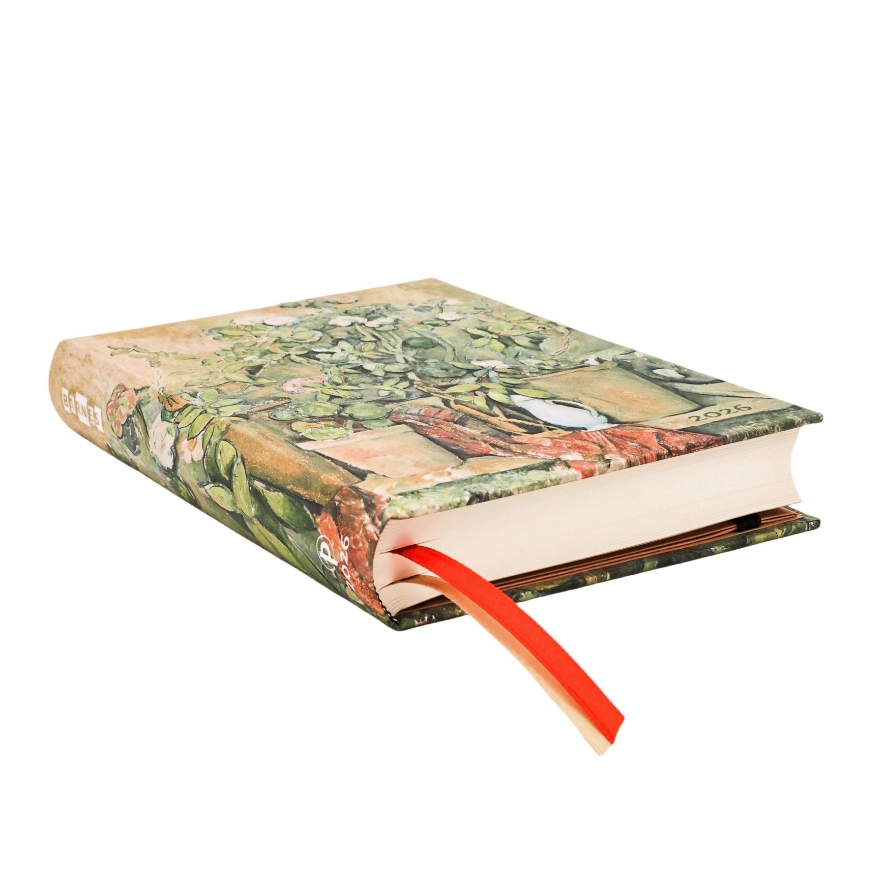 Agenda 2026 Cezanne's Terracotta Pots And Flowers – Format Mini (9,5x18 Cm) – Couverture Rigide, Élastique – Pages De Planification & Notes - 9