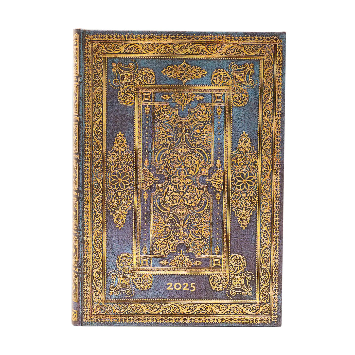 Paperblanks Mini Blue Luxe 2025 Week-At-A-Time 12M Planner