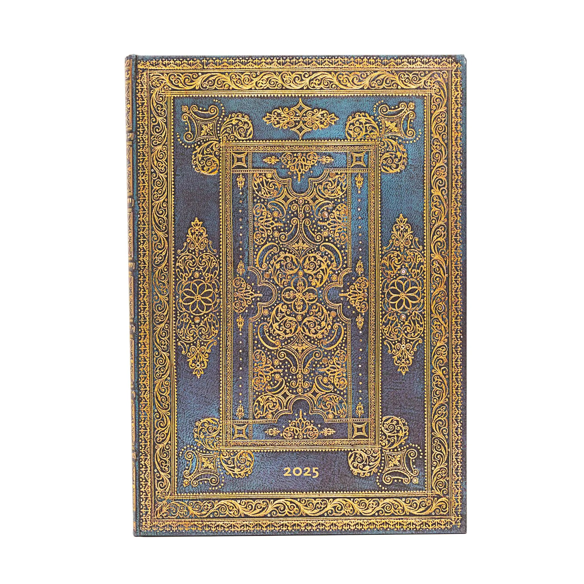 Paperblanks Grande Blue Luxe 2025 Week at Time 12M Planner ...