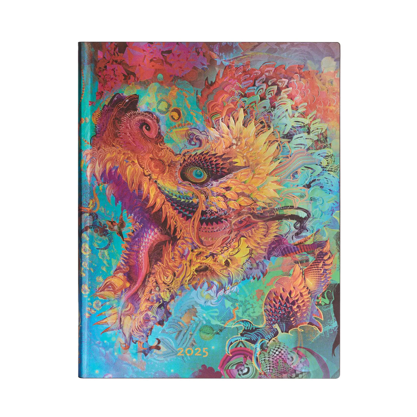 Paperblanks Flexi Humming Dragon Ultra 2025 Day-At-A-Time 12M Planner