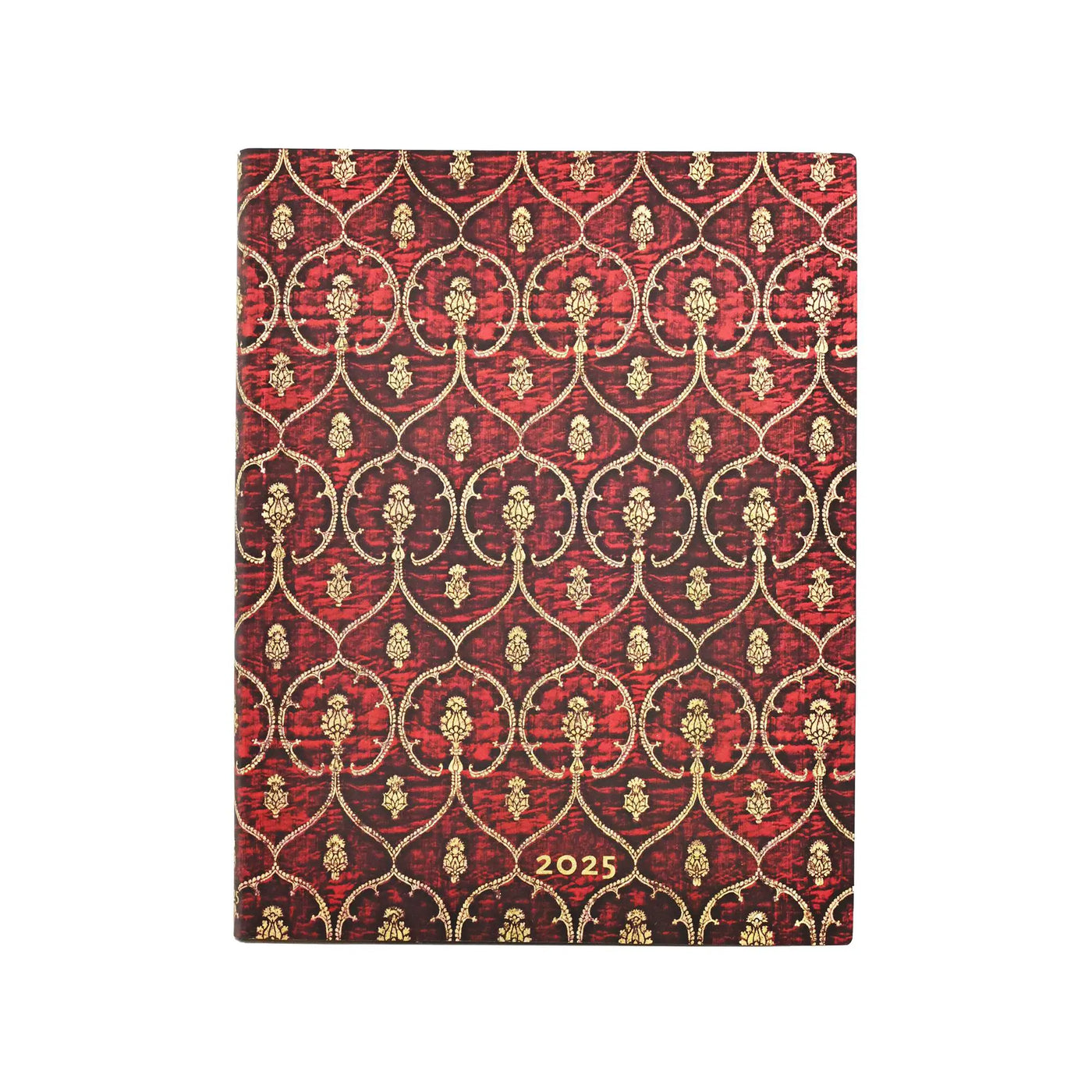 Paperblanks Flexi Ultra Red Velvet 2025 Week-At-A-Time 12M Planner