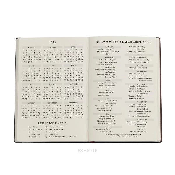 Paperblanks Midi Diamond Jubilee 2024 Day-At-A-Time Planner –