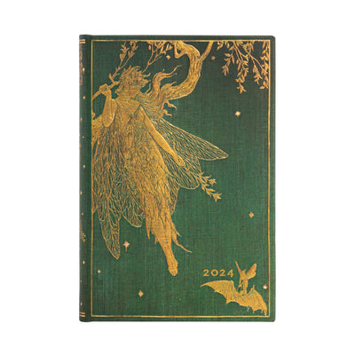 Paperblanks Mini Olive Fairy 2024 Day-At-A-Time Planner