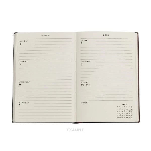 Paperblanks Mini Emily Dickinson, I Died for Beauty, 2024 Week-At-A-Time Planner