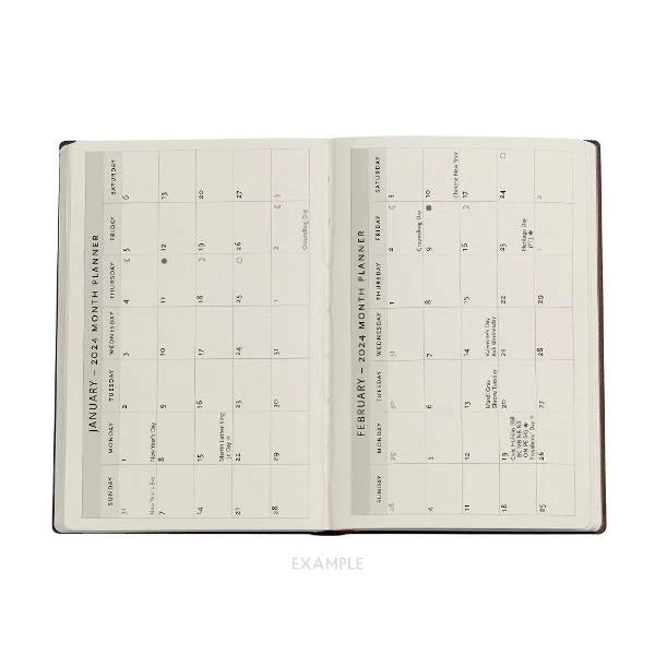 Paperblanks Flexi Ultra Nocturnelle 2024 Week-At-A-Time Planner