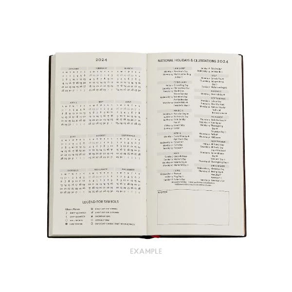 Paperblanks Midi Turquoise Chronicle 2024 Week-At-A-Time Planner