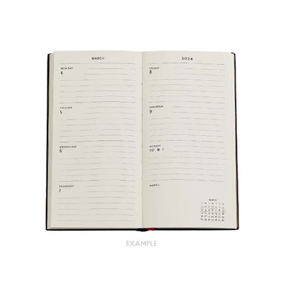 Paperblanks Slim Kara-Ori 2024 Week-At-A-Time Planner