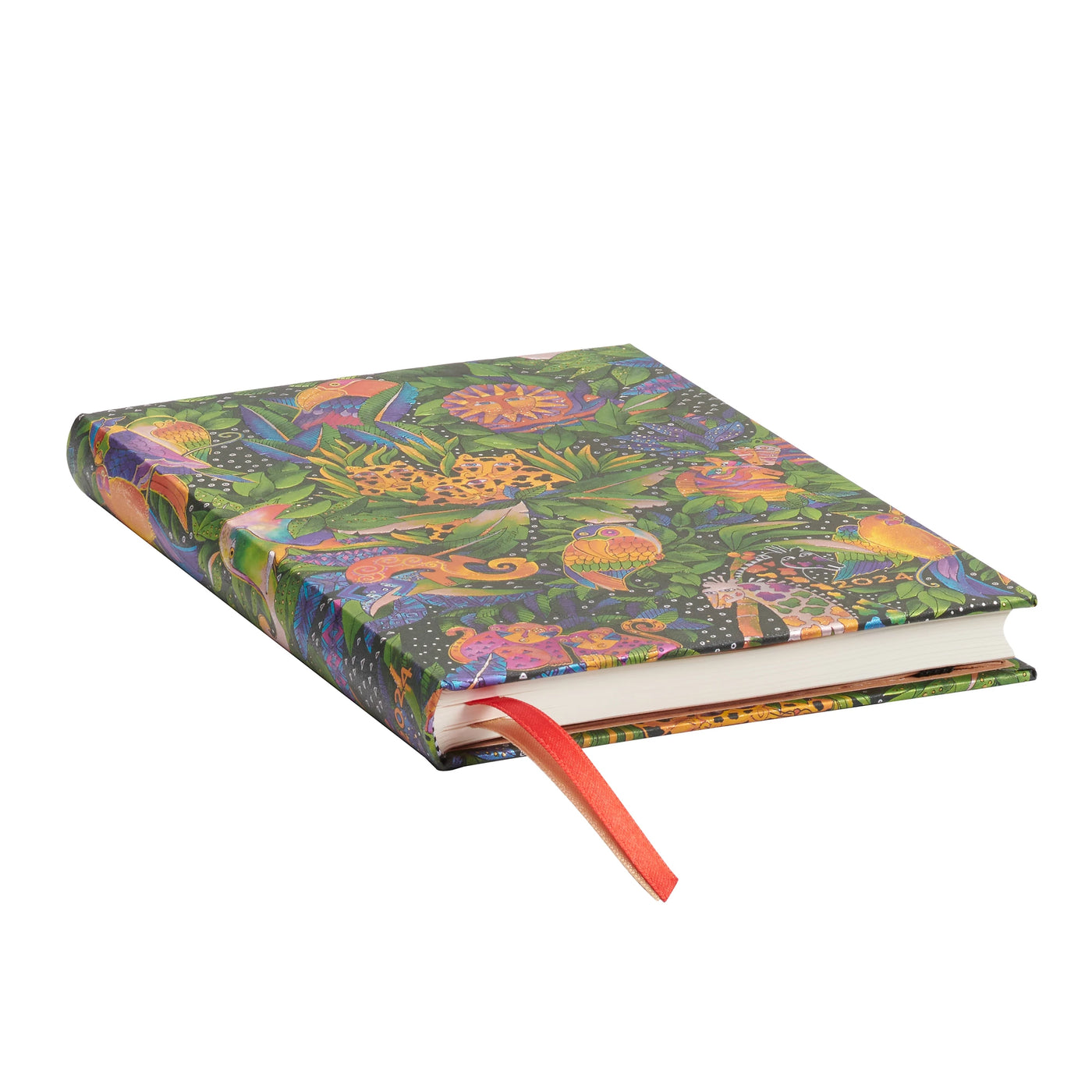 Paperblanks Midi Jungle Song 2024 Week-At-A-Time Planner