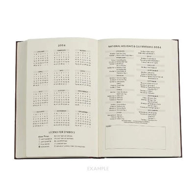 Paperblanks Maxi Flexi Firebird 2024 Week-At-A-Time Planner