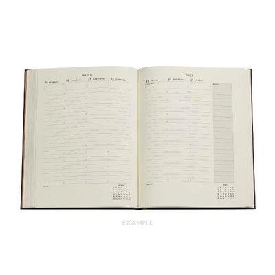 Paperblanks Flexi Ultra Midnight Star 2024 Week-At-A-Time Planner