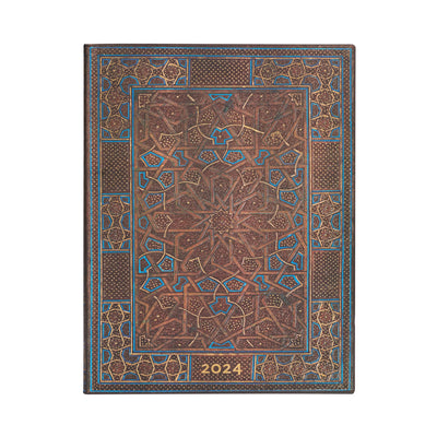 Paperblanks Flexi Ultra Midnight Star 2024 Week-At-A-Time Planner