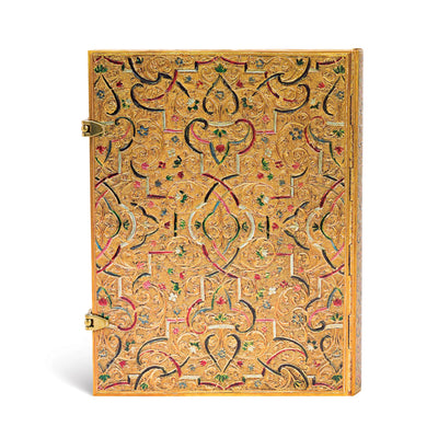 Paperblanks Gold Inlay Ultra 7 x 9 Inch Lined Journal