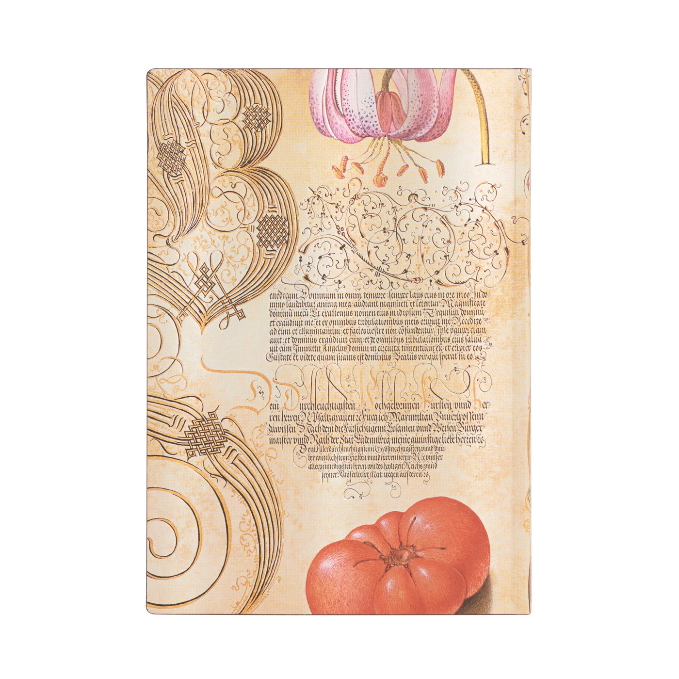 Paperblanks Flexis Lily & Tomato- Mira Botanica Midi 5x7 Inch Journal