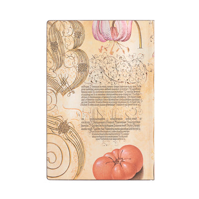 Paperblanks Flexis Lily & Tomato - Mira Botanica Mini 3.75 x 5.5 Inch Journal