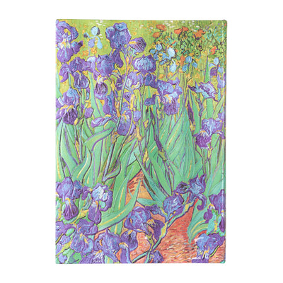Paperblanks Sketchbook Vincent Van Gogh Irises 8.25 x 11.75 Inch Grande