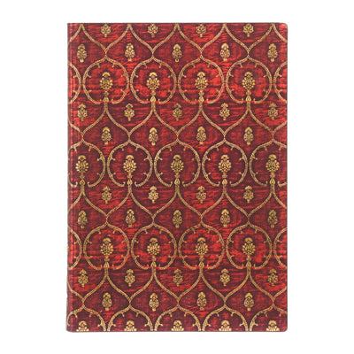 Paperblanks Flexis Red Velvet Midi 5 x 7 Inch Journal