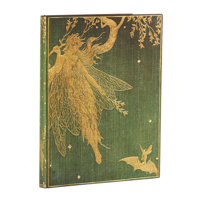 Paperblanks Flexi Olive Fairy 7x9 Inch Ultra Soft Cover Journal