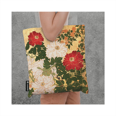 Paperblanks Rinpa Florals Canvas Bag