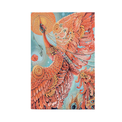 Paperblanks Birds of Happiness Firebird Midi 5x7 Inch Hard Cover Journal
