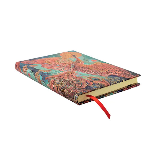 Paperblanks Birds of Happiness Firebird Midi 5x7 Inch Hard Cover Journal