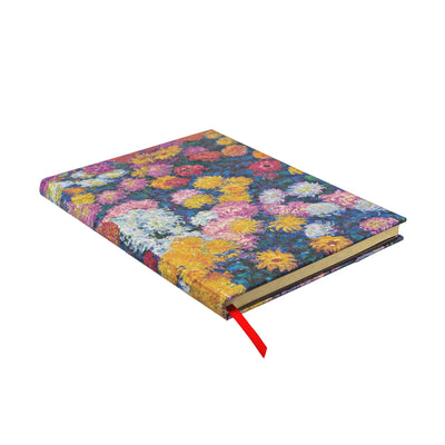 Paperblanks Monet's Chrysanthemums 7 x 9 Inch Ultra Journal