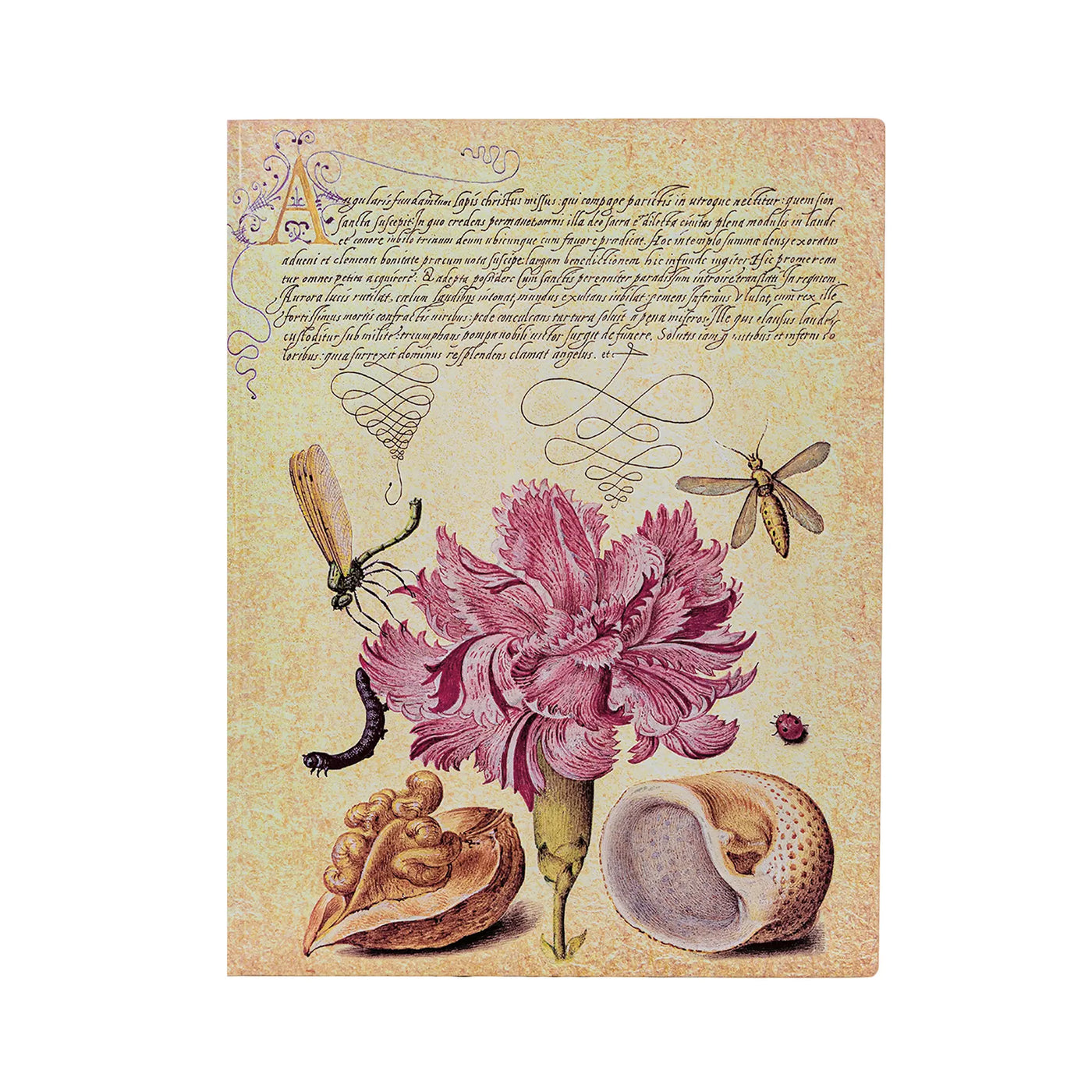 Paperblanks Flexis Mira Botanica Pink Carnation 7 x 9 Inch Ultra Journal
