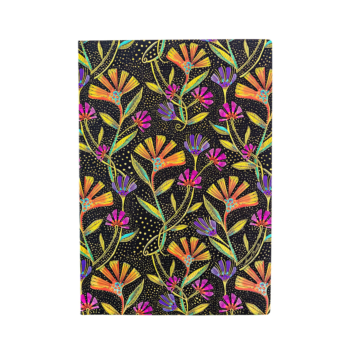 Paperblanks Flexis Laurel Burch Wild Flowers Mini 3.5 x 5.5 Inch Journal