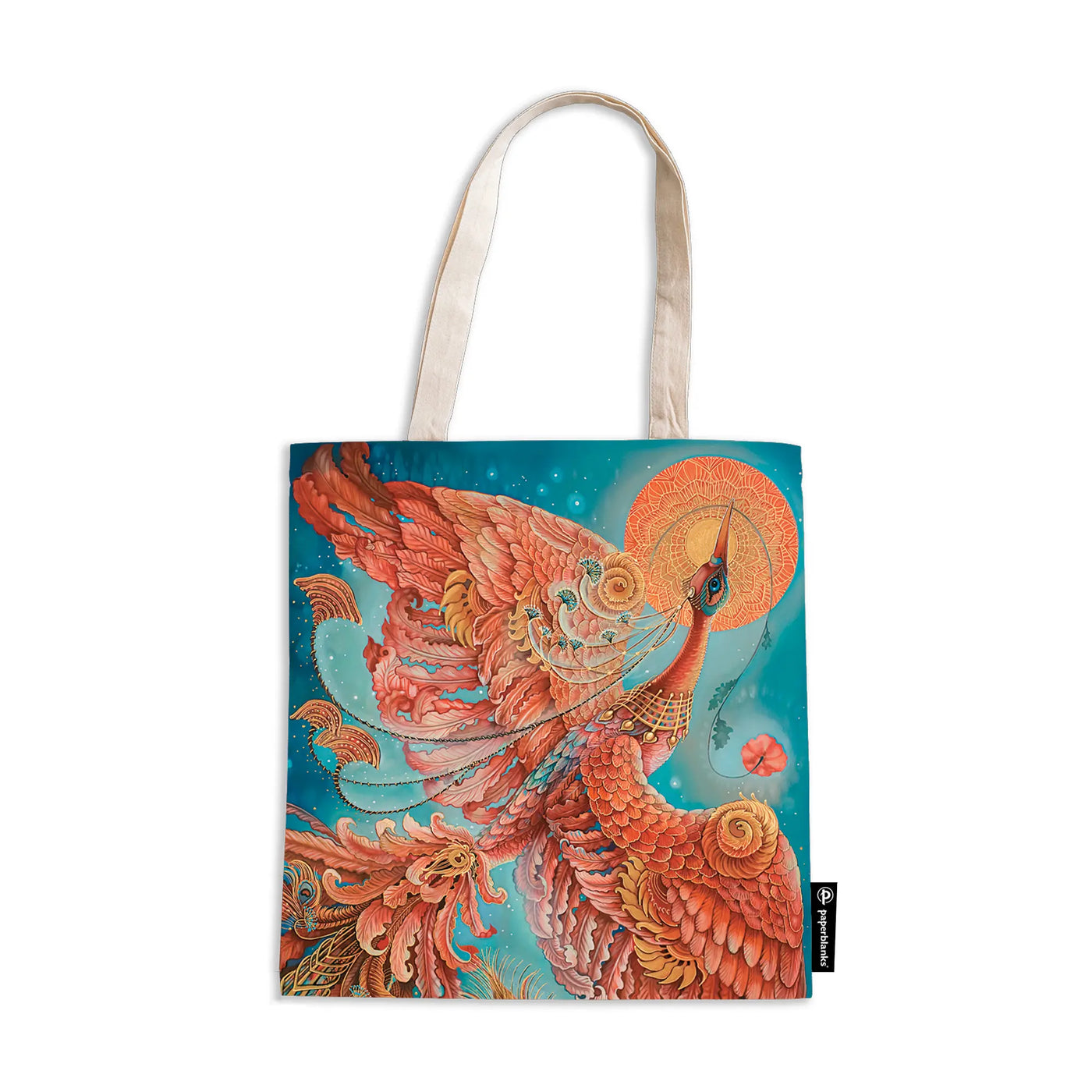 Paperblanks Birds of Happiness Firebird Canvas Tote Bag