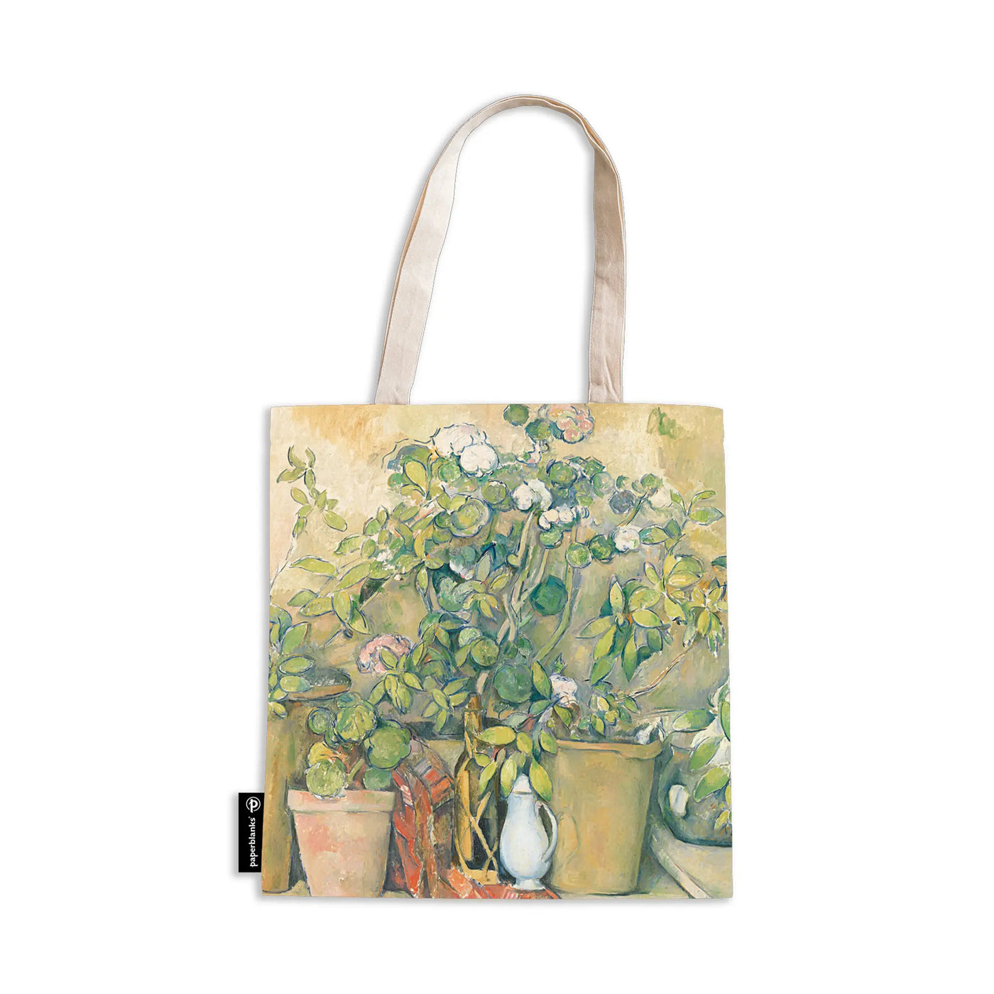 Paperblanks Cezanne's Terracotta Pots and Flowers Canvas Bag