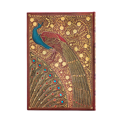 Paperblanks Hafiz's Peacocks Midi 5x7 Inch Notebook